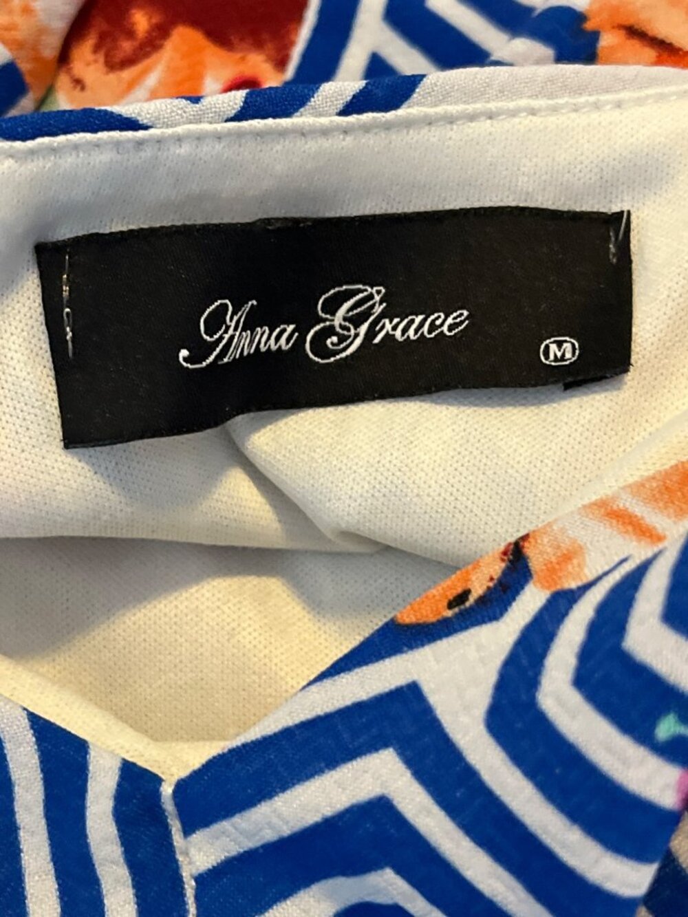 Anna Grace Dress Medium Floral Sundress Mini Boho Cottagecore Summer - Picture 3 of 6